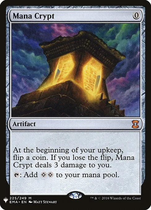 Mana Crypt · The List EMA-225/5050