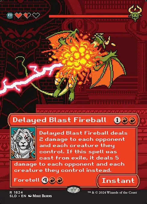 Delayed Blast Fireball · Secret Lair Drop 1824/2547