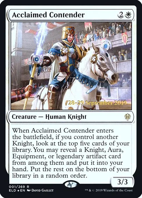 Acclaimed Contender · Throne of Eldraine Promos 1s/138