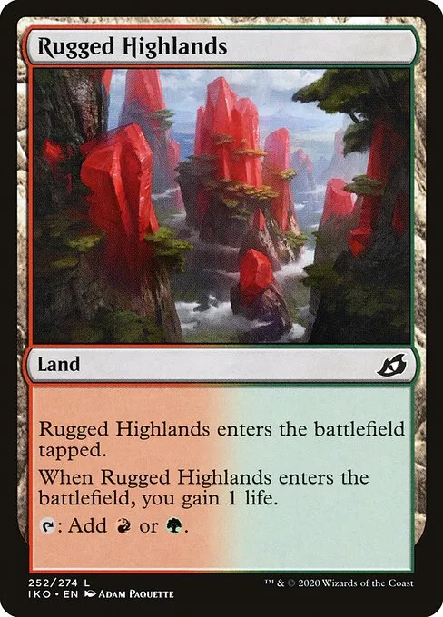 Rugged Highlands · Ikoria: Lair of Behemoths 252/390