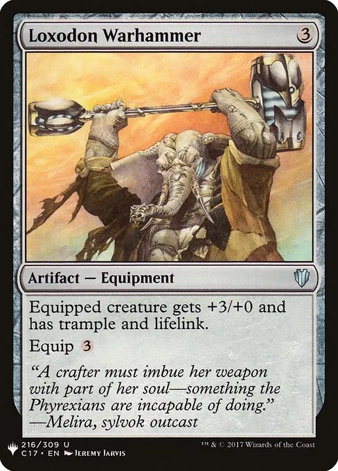 Loxodon Warhammer · The List C17-216/5050