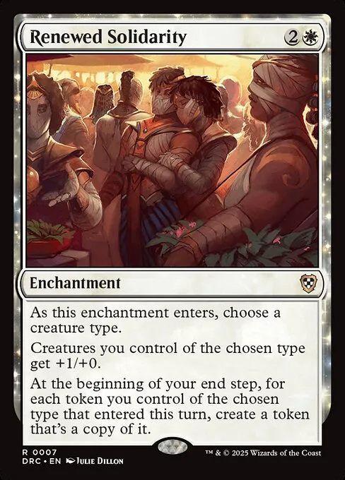 Renewed Solidarity · Aetherdrift Commander 7/184