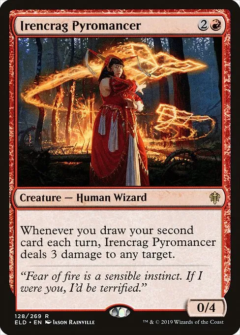Irencrag Pyromancer · Throne of Eldraine 128/398