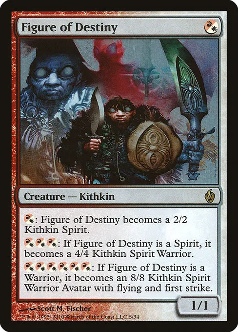 Figure of Destiny · Premium Deck Series: Fire and Lightning 5/34