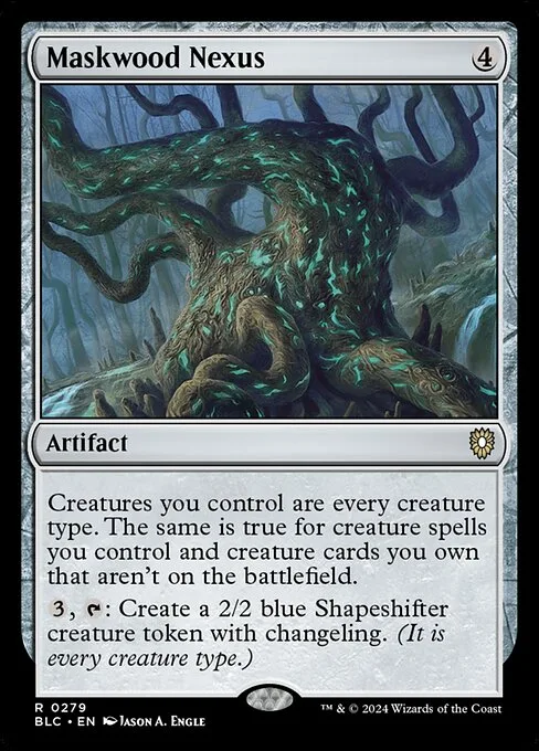 Maskwood Nexus · Bloomburrow Commander 279/356