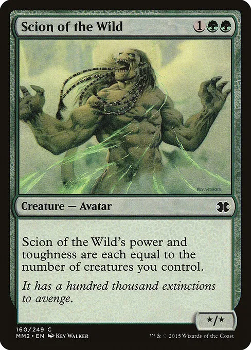 Scion of the Wild · Modern Masters 2015 160/249