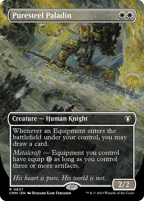Puresteel Paladin · Commander Masters 627/1067