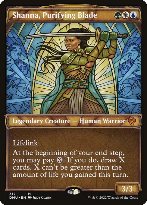 Shanna, Purifying Blade · Dominaria United 317/453