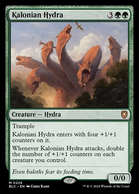 Kalonian Hydra · Bloomburrow Commander 226/356