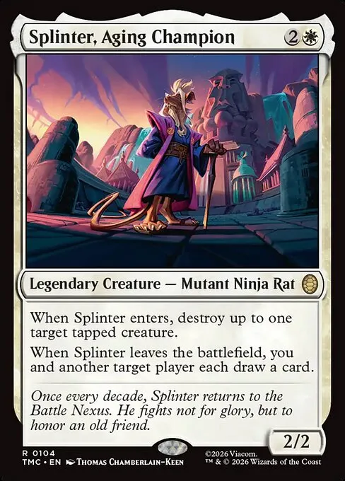 Splinter, Aging Champion · Teenage Mutant Ninja Turtles Eternal 104/132