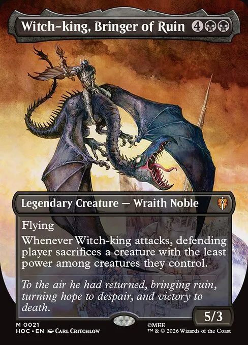 Witch-king, Bringer of Ruin · The Hobbit Commander 21/7