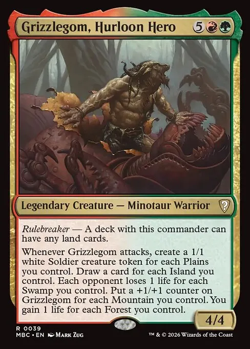 Grizzlegom, Hurloon Hero · Mystery Booster: Commander Edition 39/2
