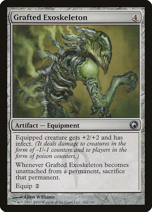Grafted Exoskeleton · Scars of Mirrodin 162/249