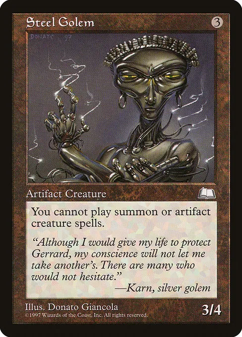 Steel Golem · Weatherlight 157/167
