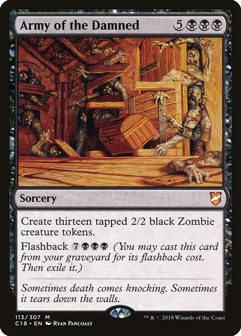 Army of the Damned · Commander 2018 113/307