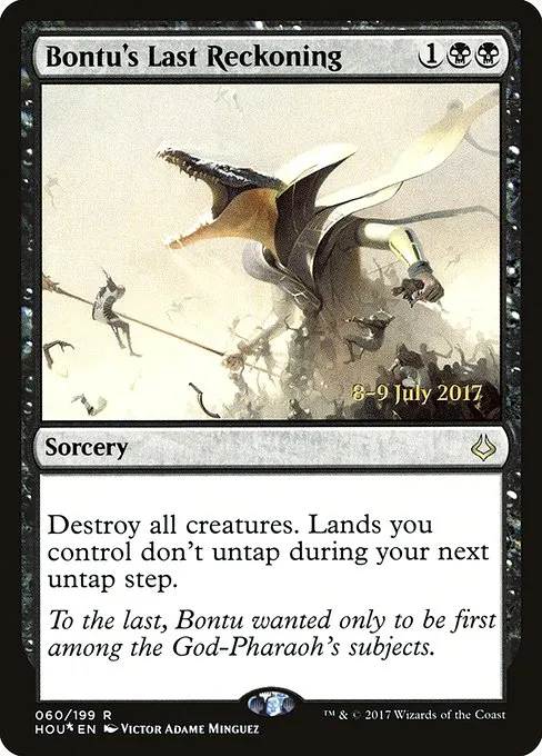 Bontu's Last Reckoning · Hour of Devastation Promos 60s/62