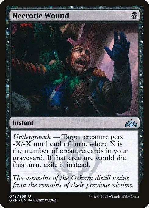 Necrotic Wound · Guilds of Ravnica 79/273