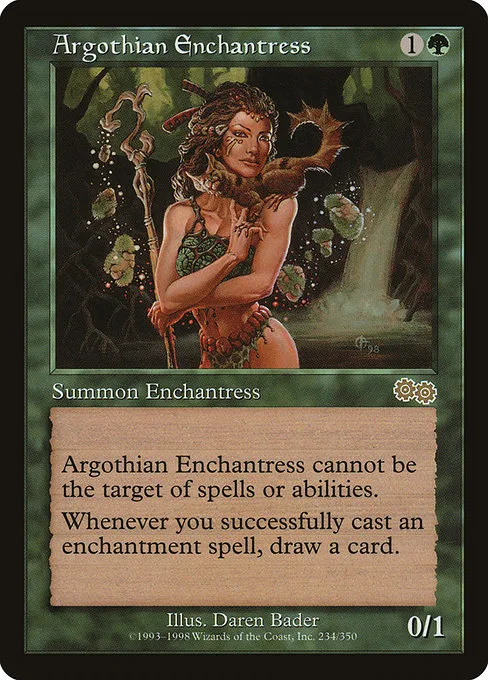 Argothian Enchantress · Urza's Saga 234/357
