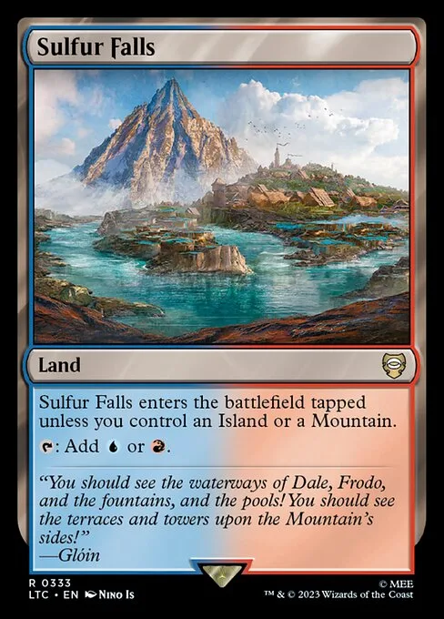 Sulfur Falls · Tales of Middle-earth Commander 333/591