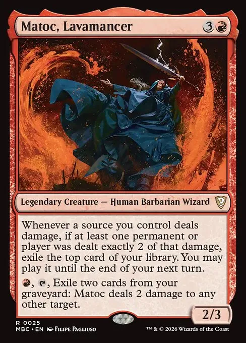 Matoc, Lavamancer · Mystery Booster: Commander Edition 25/2