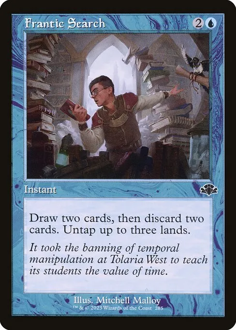 Frantic Search · Dominaria Remastered 285/457