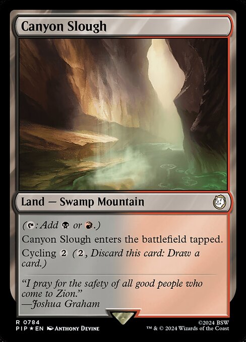 Canyon Slough · Fallout 784/1068