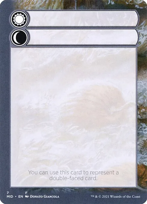 Double-Faced Substitute Card · Innistrad: Midnight Hunt Substitute Cards 7/9