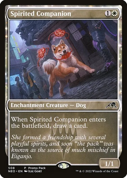 Spirited Companion · Kamigawa: Neon Dynasty 508/531
