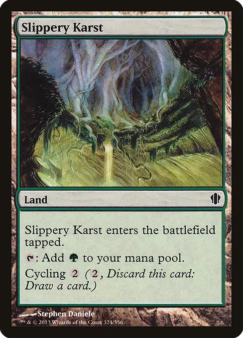 Slippery Karst · Commander 2013 324/356