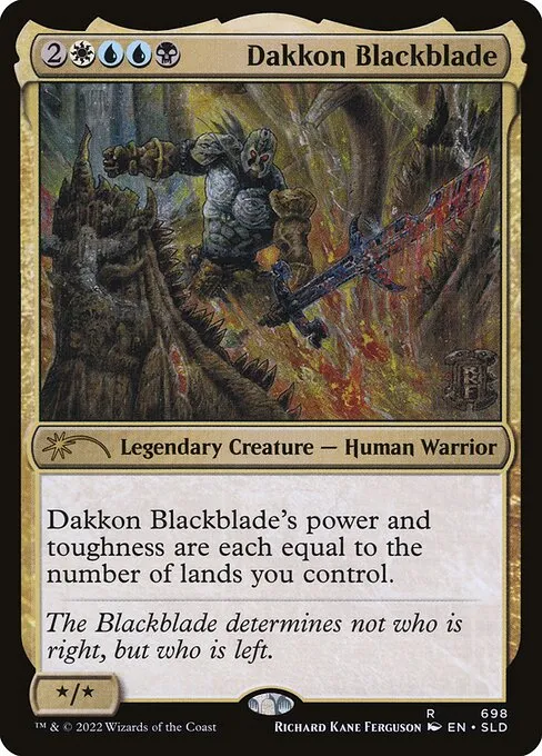 Dakkon Blackblade · Secret Lair Drop 698/2547