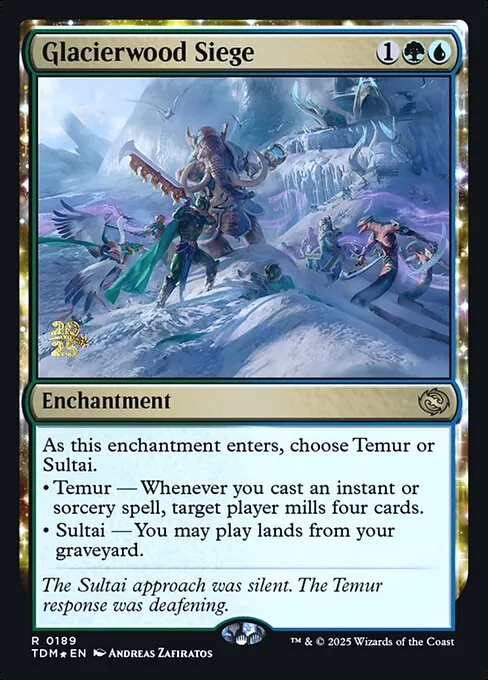 Glacierwood Siege · Tarkir: Dragonstorm Promos 189s/160