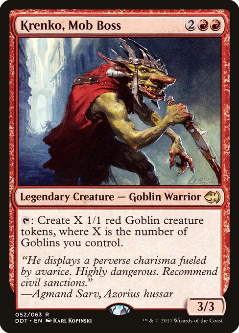 Krenko, Mob Boss · Duel Decks: Merfolk vs. Goblins 52/63
