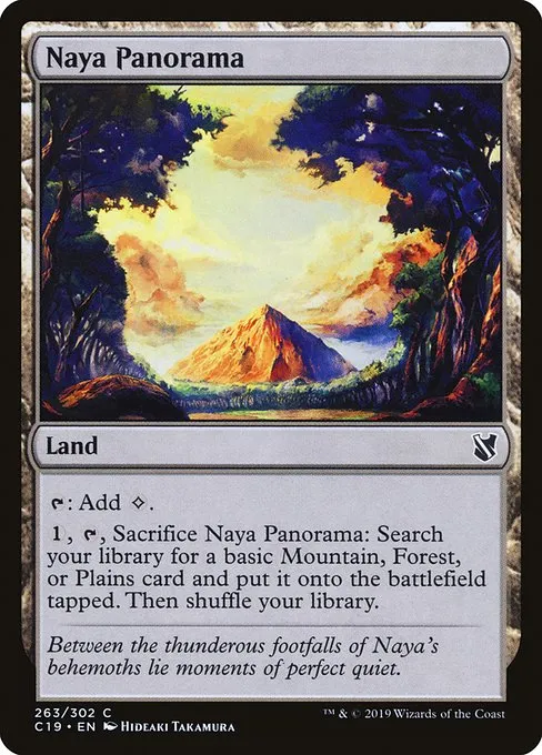 Naya Panorama · Commander 2019 263/302