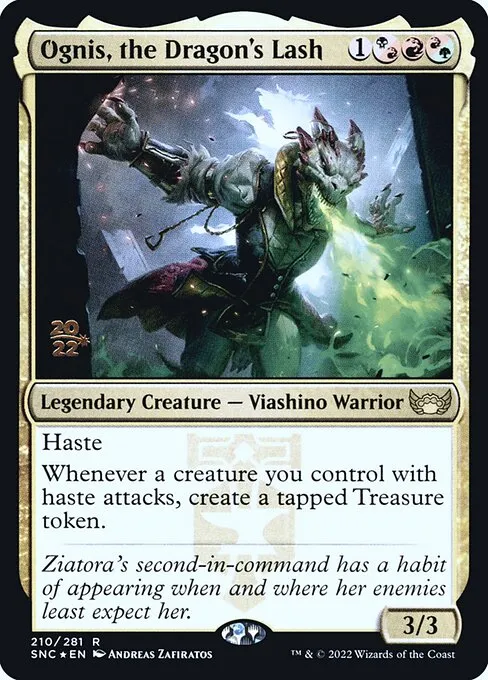 Ognis, the Dragon's Lash · Streets of New Capenna Promos 210s/161