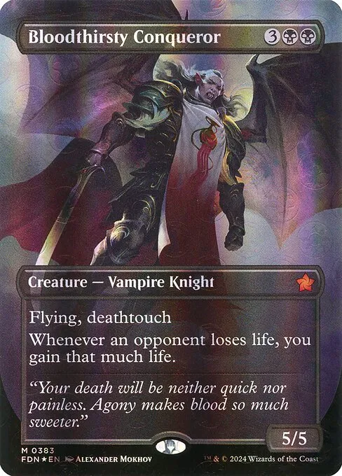 Bloodthirsty Conqueror · Foundations 383/771