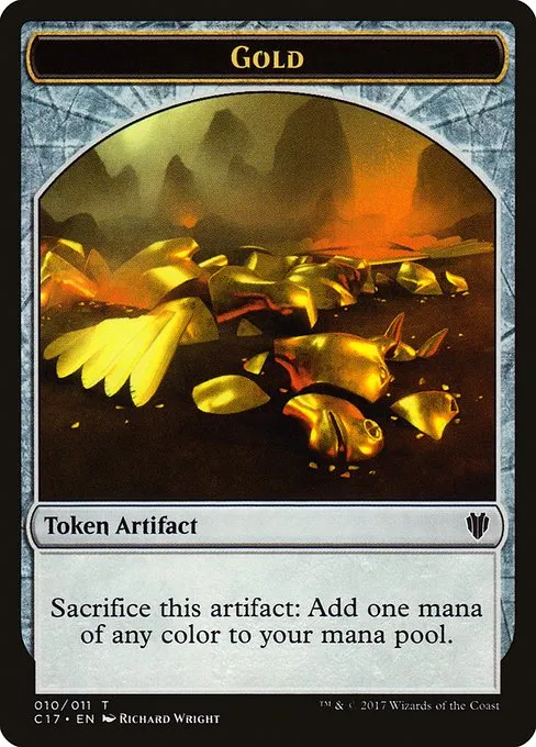 Gold · Commander 2017 Tokens 10/11