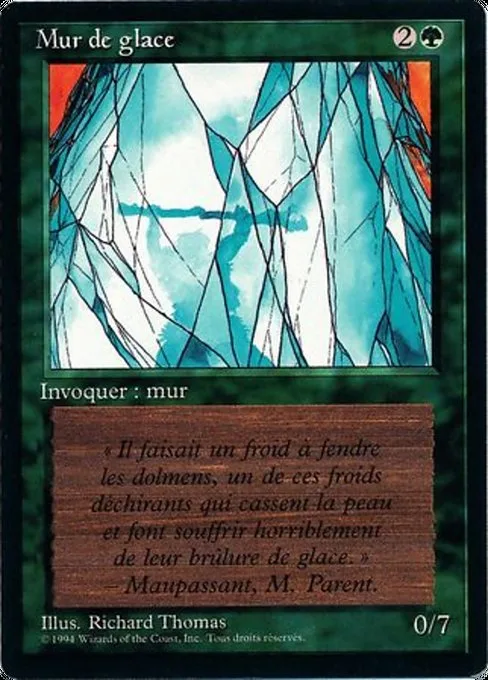 Wall of Ice · Foreign Black Border 225/307