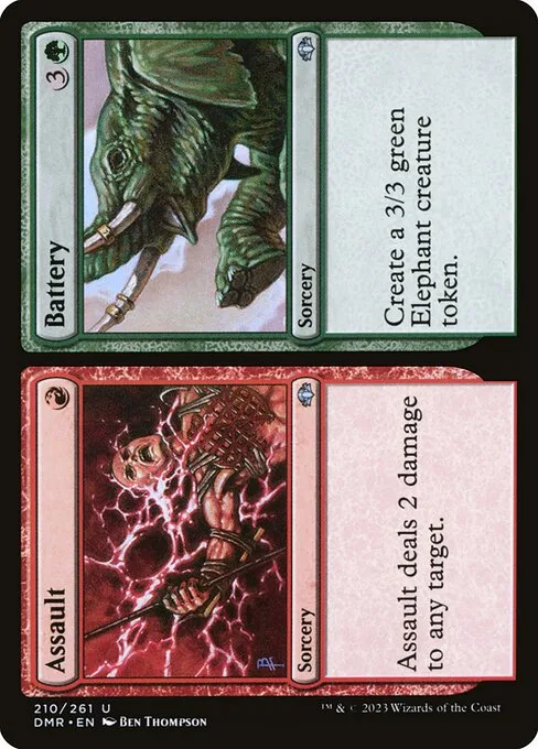 Assault // Battery · Dominaria Remastered 210/457