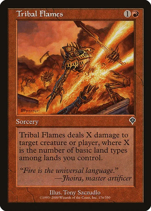 Tribal Flames · Invasion 176/354