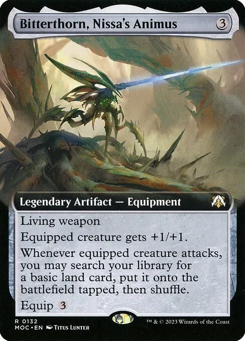 Bitterthorn, Nissa's Animus · March of the Machine Commander 132/450