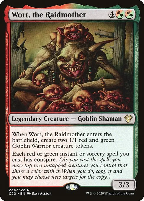 Wort, the Raidmother · Commander 2020 234/322