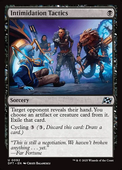 Intimidation Tactics · Aetherdrift 92/553