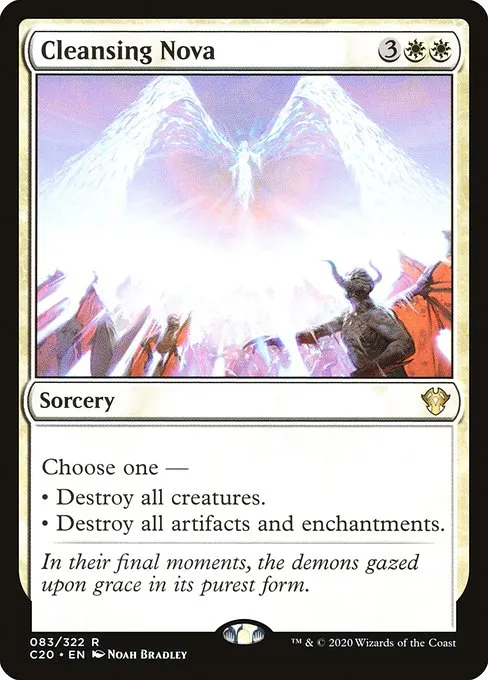 Cleansing Nova · Commander 2020 83/322