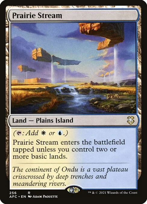 Prairie Stream · Forgotten Realms Commander 256/331