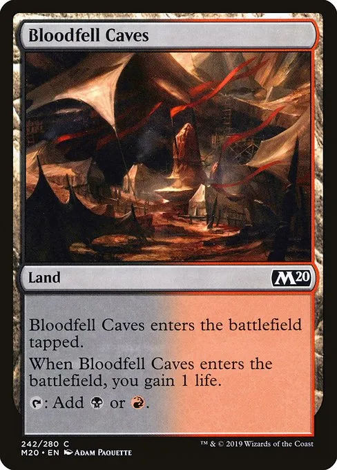 Bloodfell Caves · Core Set 2020 242/346