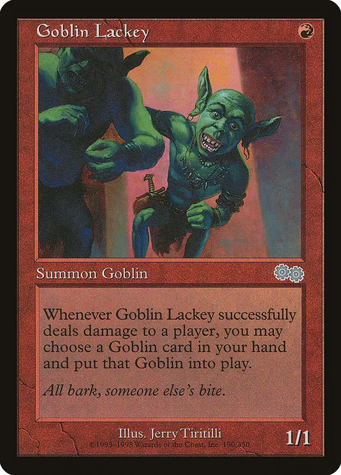 Goblin Lackey · Urza's Saga 190/357