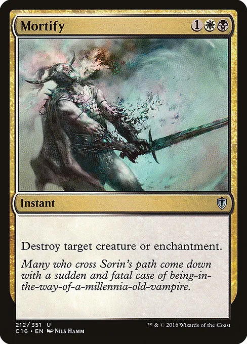 Mortify · Commander 2016 212/351