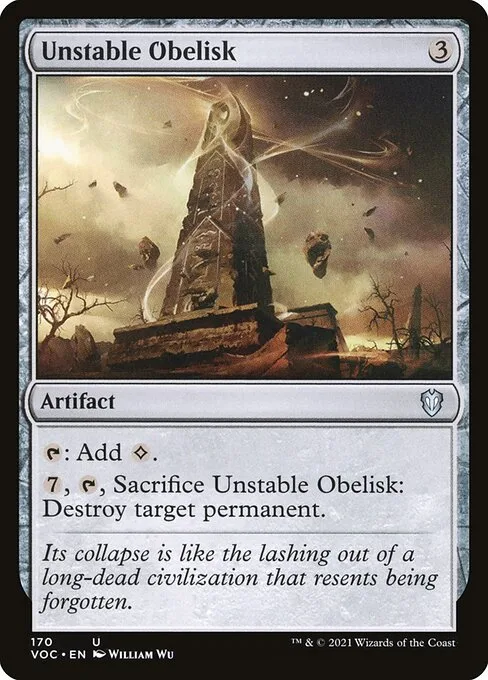 Unstable Obelisk · Crimson Vow Commander 170/188
