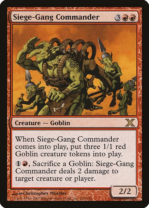 Siege-Gang Commander · Tenth Edition 234/510