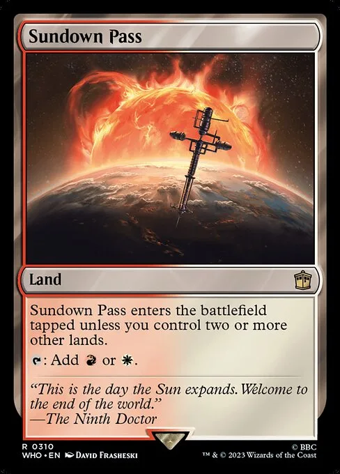Sundown Pass · Doctor Who 310/1178